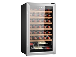 Cecotec Vinoteca 34 Botellas Bolero Grandsommelier 34030 Inox Compressor, 80 L, Enfriamiento Por Compresor