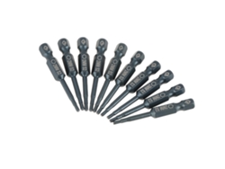 Juego De 10 Puntas De Destornillador Hexagonales De 1/4 De Pulgada (50 Mm) De Acero Aleado S2 H6. 3*50mm*h2