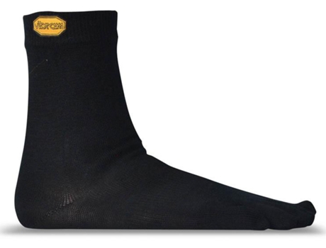 Calcetines para Hombre VIBRAM FIVEFINGERS Wool Blend Crew Negro para Montaña (EU 34 - 37)