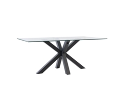 Mueble de Apoyo DUDECOR (Negro - Acero Epóxi - 160x90x75 cm)