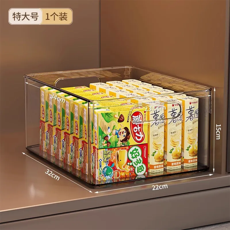 Caja De Almacenamiento De Aperitivos Extra Grande/portátil T