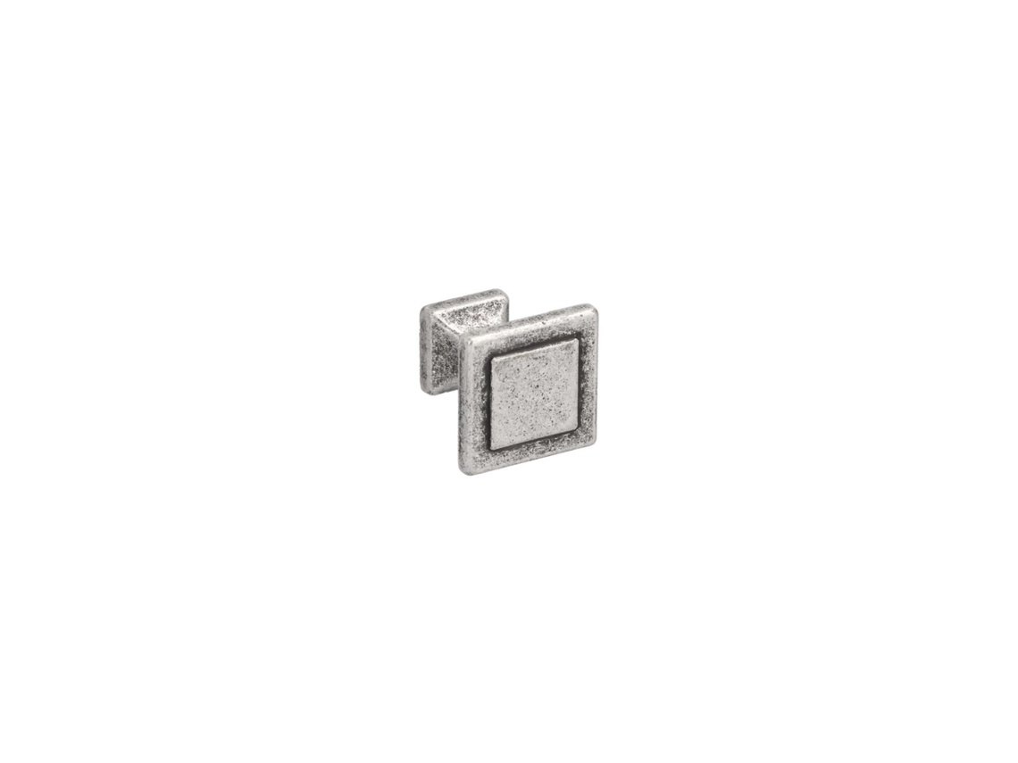 Pomo Para Muebles De Zamac Diámetro 24mm X 24 Plata Brillante Lote De 6