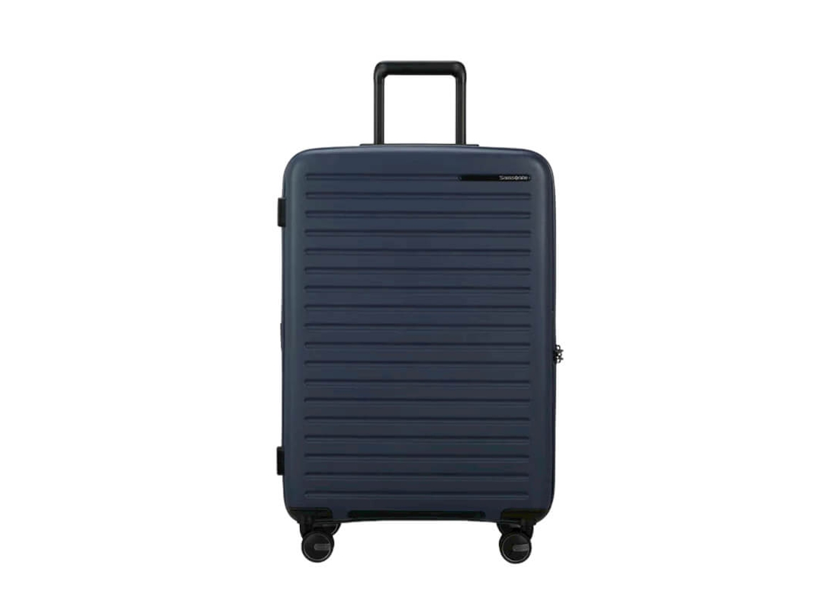 Maleta de viaje mediana/trailer de 68 cm, 4 ruedas, azul Samsonite