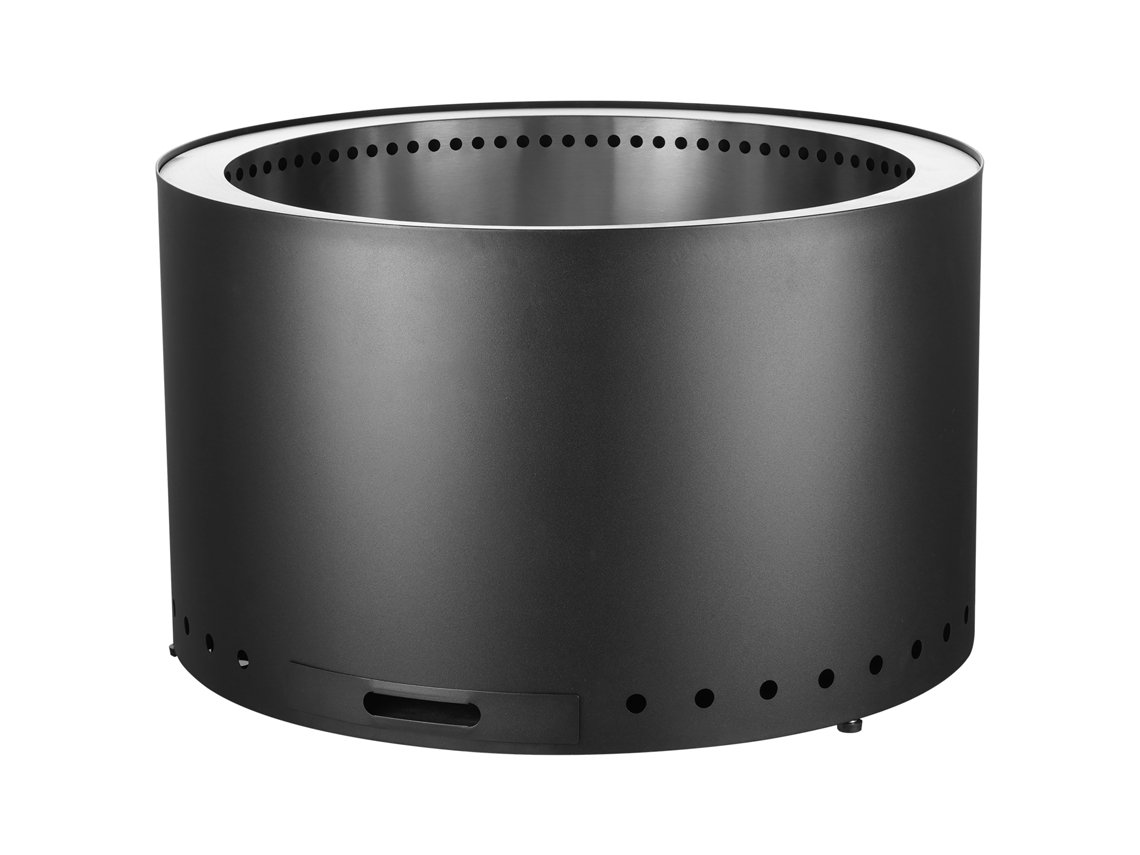 Brasero de leña sin humo Succebuy en acero inoxidable 710x430 mm Brasero portátil