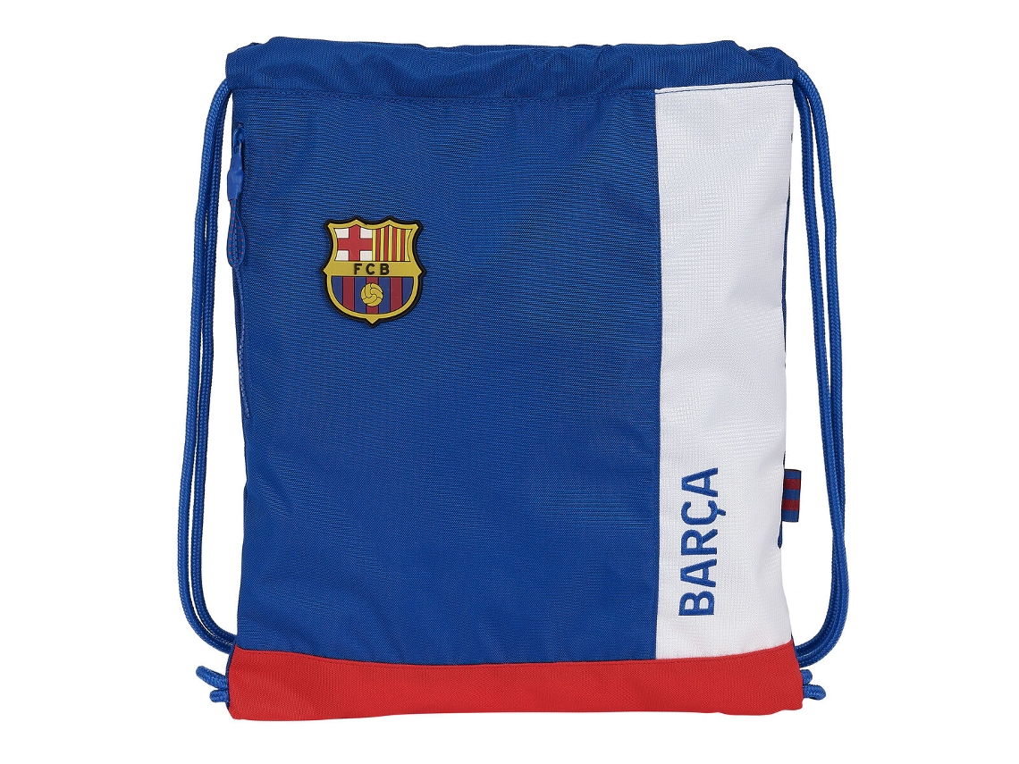 Bolsa Mochila con Cuerdas F.C. BARCELONA Azul Granate 35 x 40 x 1 cm
