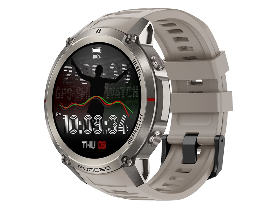 Smartwatch Dm59 Gps Mapas Offline 5 Atm Amoled Pantalla Para Deportes Al Aire Libre Gris