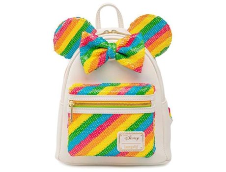 Loungefly Mochila Minnie Rainbow 26 Cm