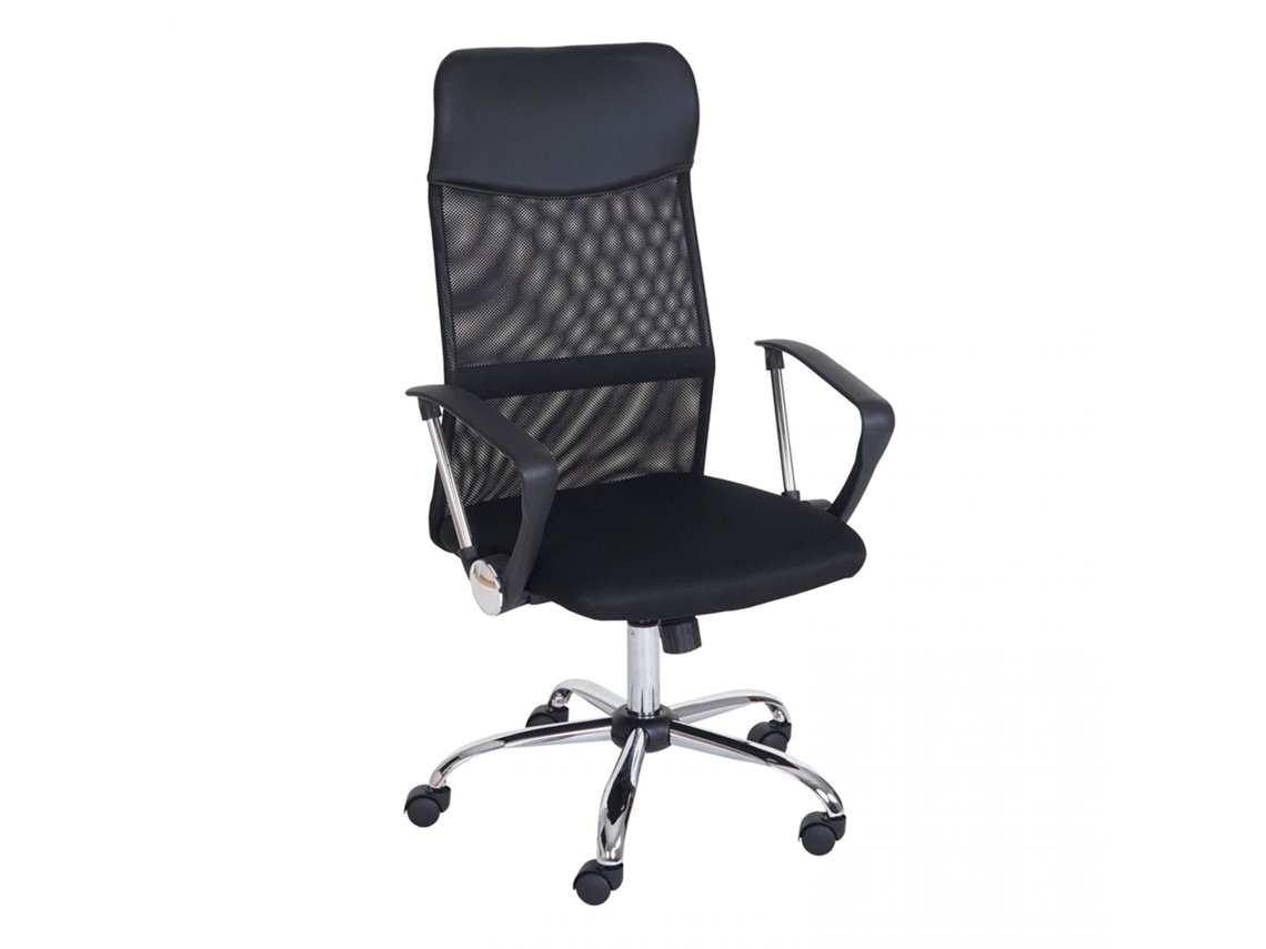 Silla de oficina Coach Negro 60 x 112a122 x 60cm cm