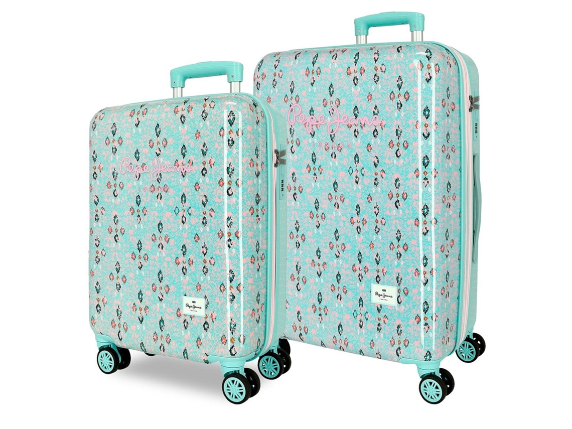Juego de maletas PEPE JEANS color turquesa (46x65x25cm 91l)