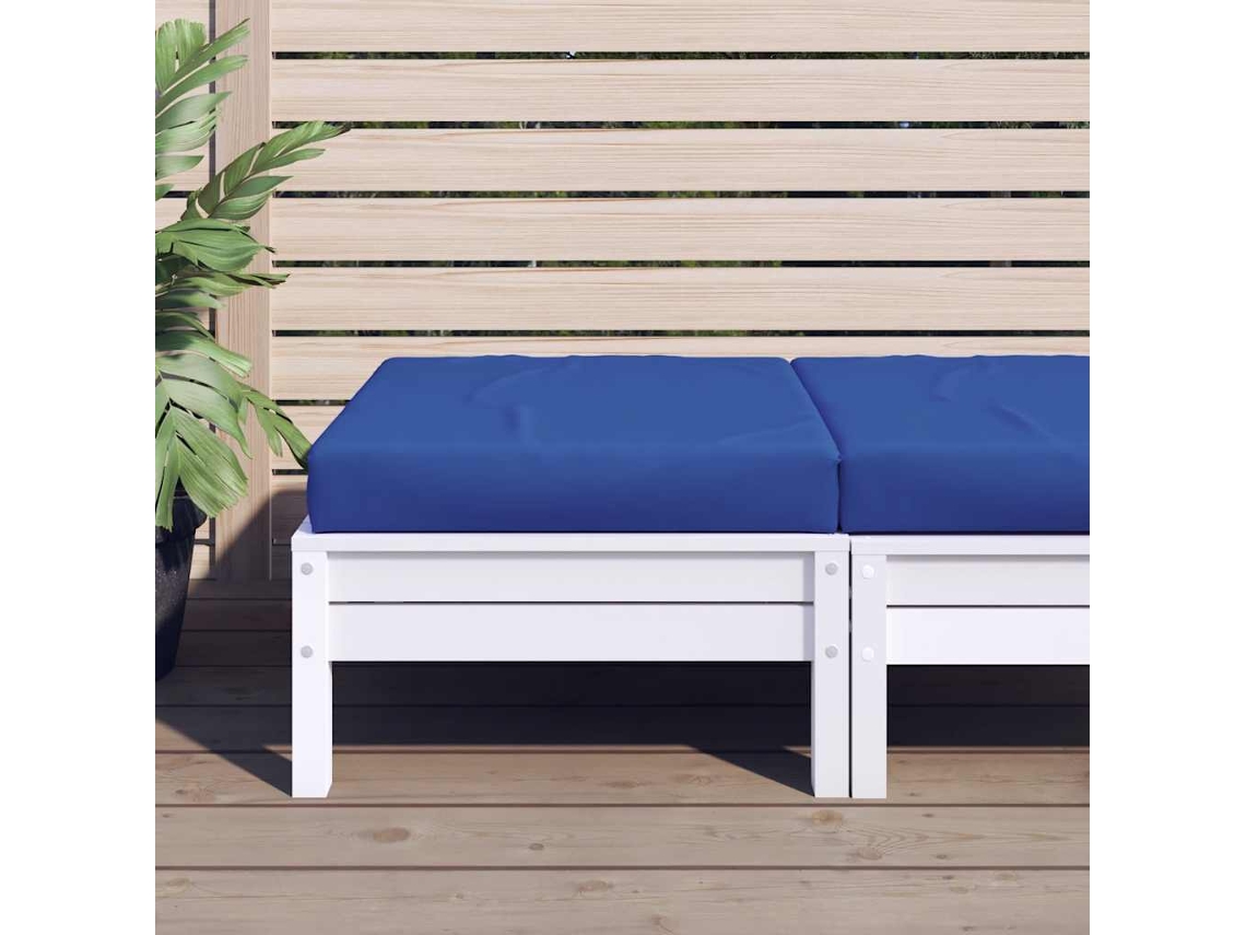 Cojín para muebles de palets, 60 x 60 x 9,5 cm, tela Oxford azul, DKD Home Decor