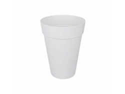 Maceta ELHO Ø 42 cm Blanco Polipropileno Plástico Redondo
