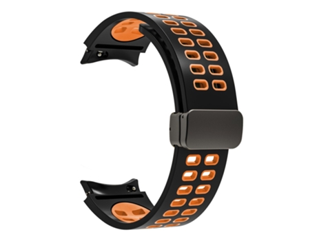 Correa de Silicona hebilla de liberación rápida bicolor para Samsung Galaxy Watch 4 40mm/44mm/Watch 4 Classic 42mm/46mm/Watch 5 40mm/44mm/Watch 5 P...