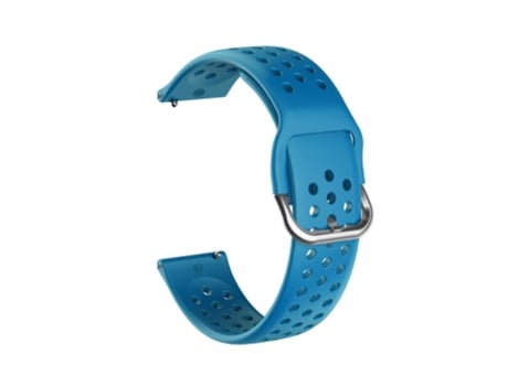 Correa de Silicona 22mm orificios redondos transpirables con pasador de liberación rápida para Samsung Galaxy Watch3 45mm SM-R840/Garmin Vivoactive...