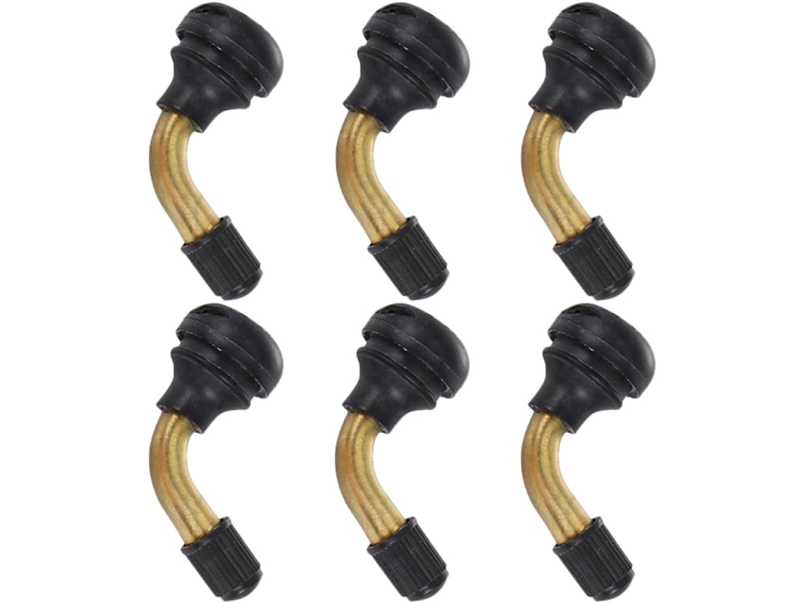 Conjunto De 6 Extensões Angulares Para Válvulas De Pneus De Carros, Quadriciclos E Rodas