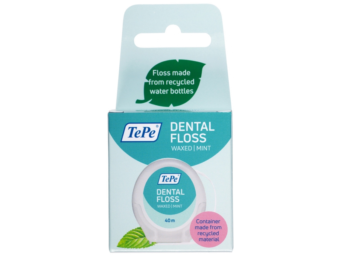 TEPE Dental Floss Fil Dentaire Menthe 40 M