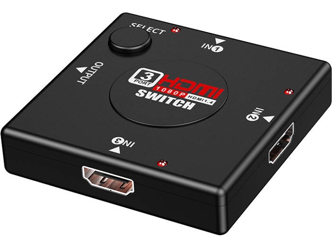 Conversor HOWEI HDMI 3 in 1 HD 4K 2K 1080P HD (Negro)