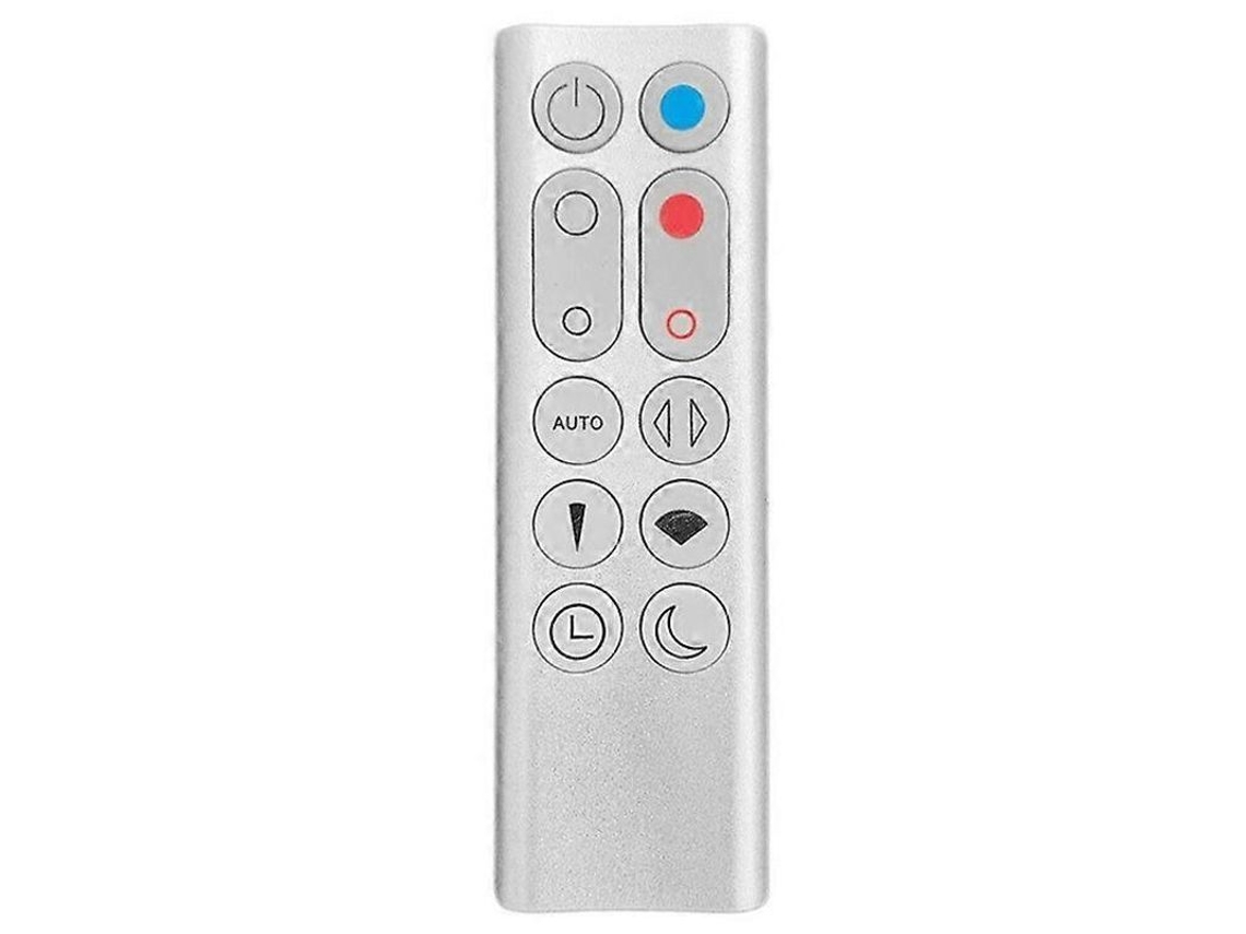 Mando A Distancia De Repuesto Para Ventilador Dyson Hp02/hp03 Cool, Color Plata. No Requiere Programación. Batería Cr2025 No Incluida.