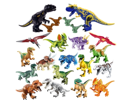 Bloques de Construcción Jurásicos, Dinosaurios Del Mundo Figuras Ladrillos Estilo 2