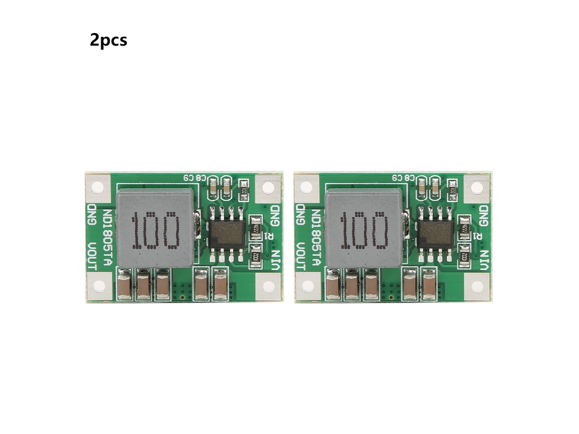 2 Módulos Convertidores Reductores Nd1805ta De 5-18 V A 4,2 V 4 A Con Protección Térmica