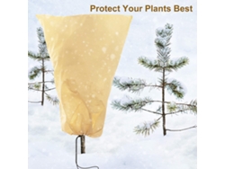 Cubierta protectora para plantas de exterior contra las heladas invernales