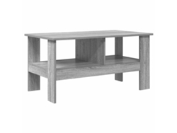 Mesa de centro Sonoma MAISON EXCLUSIVE gris de madera procesada 90x50x45 cm