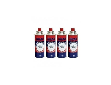 Bombonas de gas 227g 4 recambios hornillo portátil cartucho gas camping para cocinar QBAK