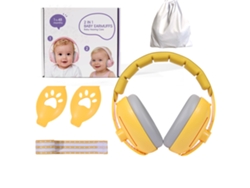 Orejeras 2 En 1 Con Cancelación De Ruido Para Bebés Y Niños, Ajustables, Ideales Para Viajar Y Para Momentos De Tranquilidad, Educativas Y D