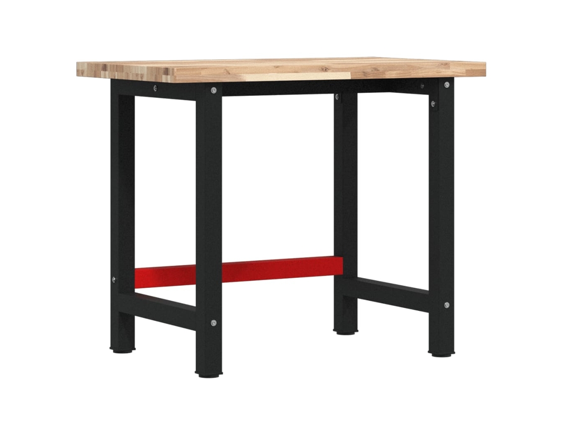 Maison Exclusive - Banco De Trabajo Madera Maciza Acacia Rectangular 100x60x83 Cm
