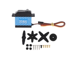 Servo Para Cabrestante Rc, Resistente Al Agua, Para Coche Oruga Rc A Escala 1/10, Barco Robot, Piezas De Mejora, Azul