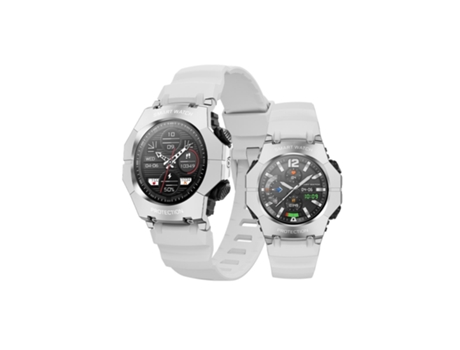 CHRONUS Smart Watch Business para hombres, pantalla AMOLED de 1.19, resistente al agua 5ATM, reloj fitness (Blanco)
