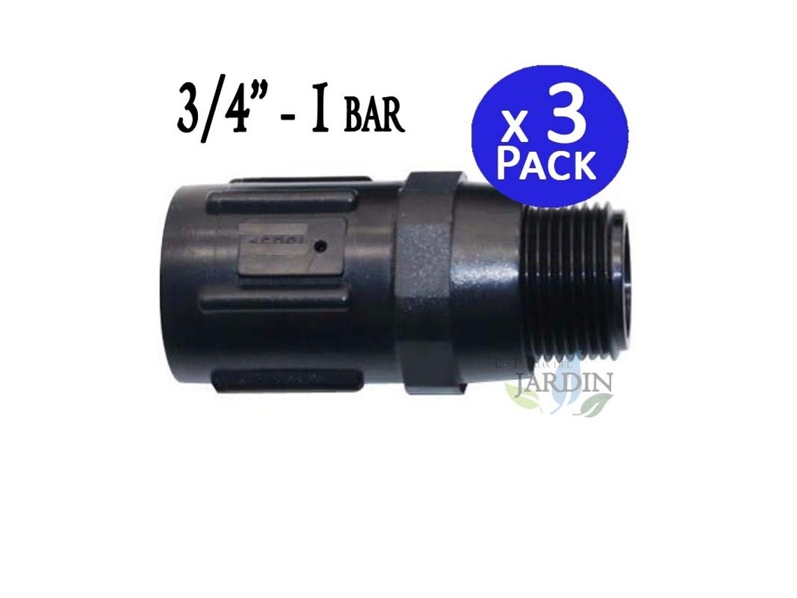 Regulador de Presion 3/4'' Presion Salida 1 Bar-15Psi Pack 3 SUINGA