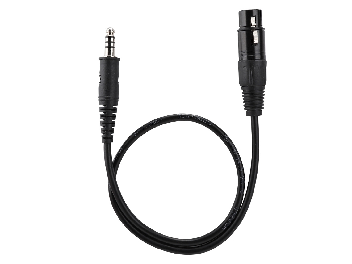 Adaptador de auriculares Airbus de 5 pines macho a hembra