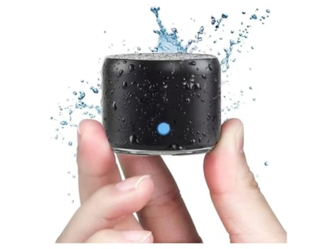 Mini Altavoces Portátiles Inalámbricos Bluetooth Ip67 Impermeables Pequeños Pero Ruidosos para Coche Bicicleta Ducha Al Aire Libre Negro TURMIN