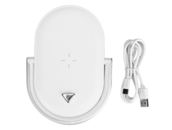 Rebe-lámpara De Noche Inalámbrica De Carga 15w Blanca Mini Para Dormitorio Y Sala De Estar