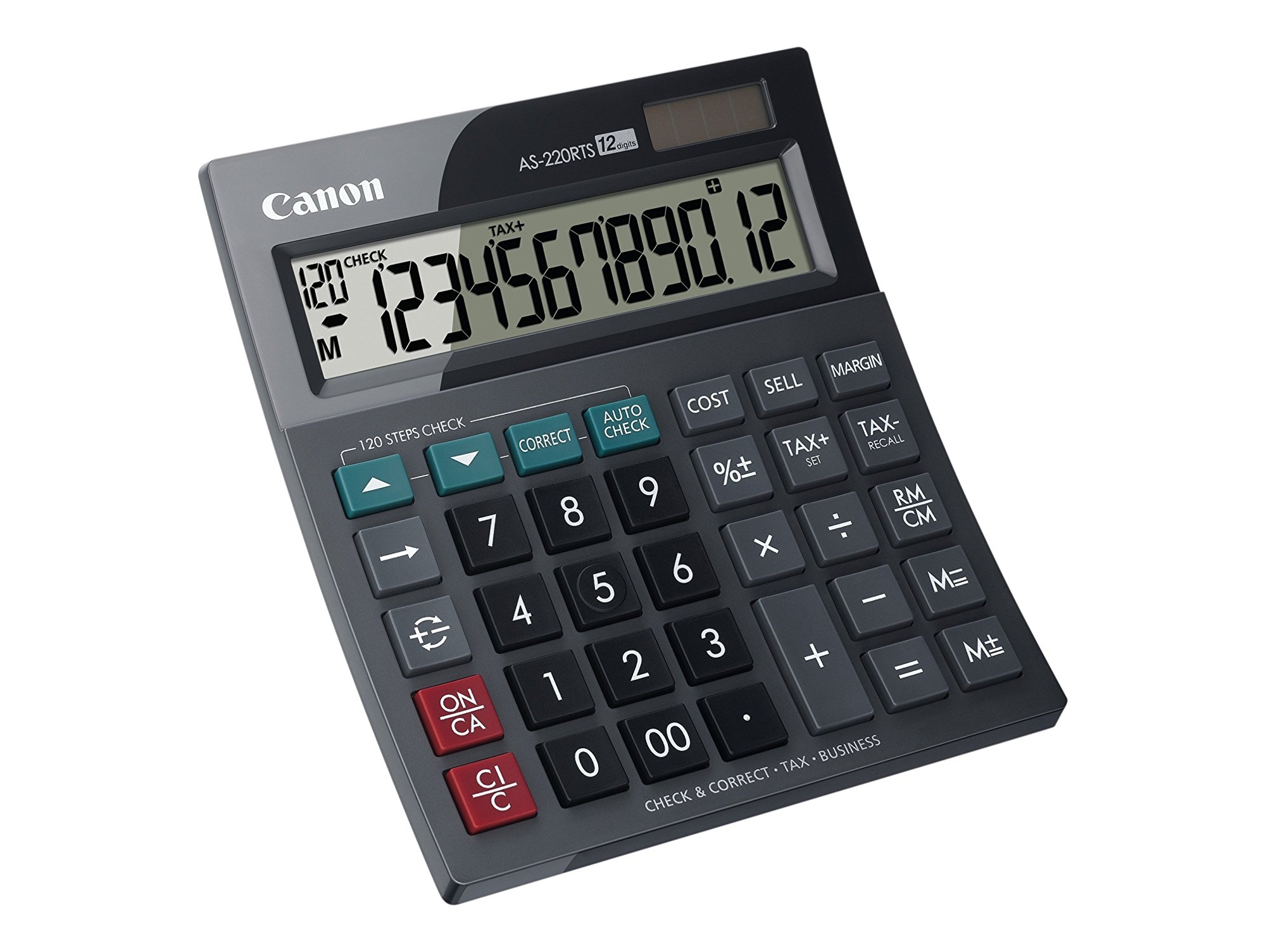 Calculadora Básica de secretaria CANON AS-220 RTS - 4898B001AB