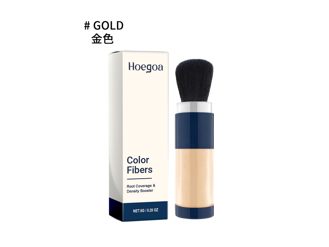 Sombra de ojos voluminizadora con fibras capilares Hoegoa