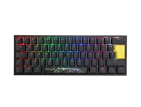 Teclado DUCKY One 2 Pro Classic Mini 60% Kailh White RGB PBT Mecánico Es