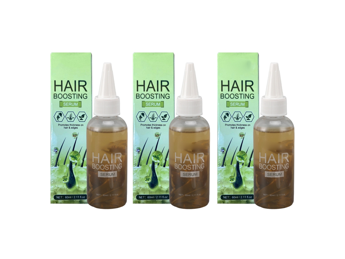 Vlrla-3unidades 60ml Cabelo Repair Growth Serum, Anti Frizz