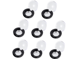 Juego De 8 Cajas De Almacenamiento De Maquillaje, Contenedores Cosméticos De 19 Mm, Subdivididos En
