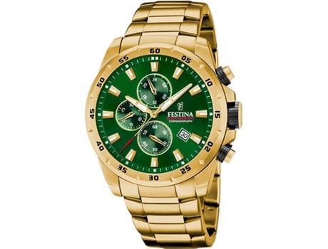 Reloj FESTINA Hombre (Acero - Dorado)