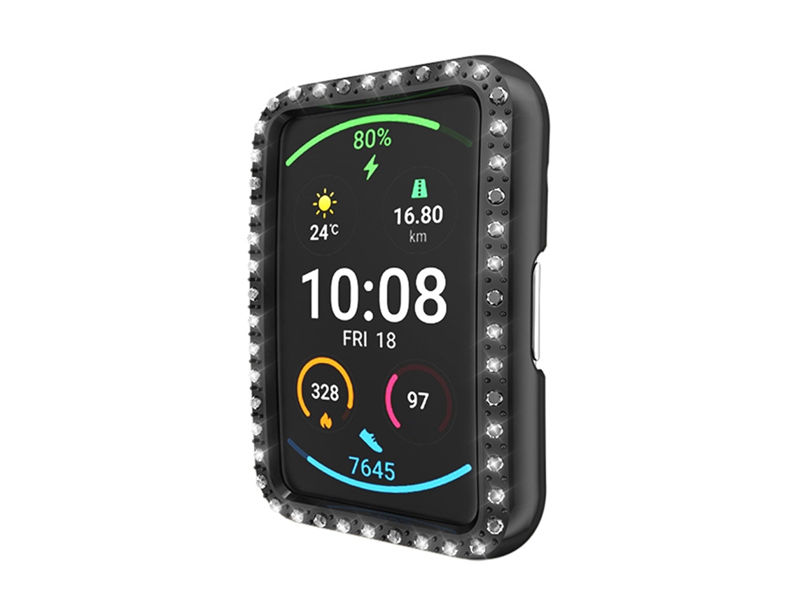 Capa Protetora Para Huawei Watch Fit Smartwatch Bumper Anti-choque Com Proteção De Tela Completa
