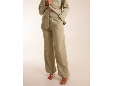 Pantalones de Mujer BLUE VANILLA Wide Leg Verde (10)