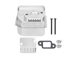 Junta de silenciador Primerox, con tornillos, para motosierras Stihl MS180, 170, 018, 017 | Sin marca