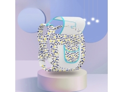Portabebés Eifson de malla, apto para bebés de 3 a 36 meses y hasta 20 kg (Estrellas azules)