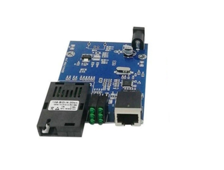 Fibra Óptica A Ethernet Media converter Pcba Switch SLOWMOOSE (Sólo Pcba)