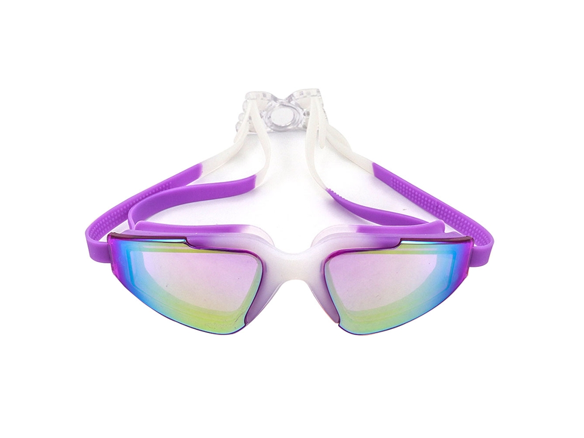 Gafas de natación de silicona con protección UV, impermeables, antivaho y de alta definición.