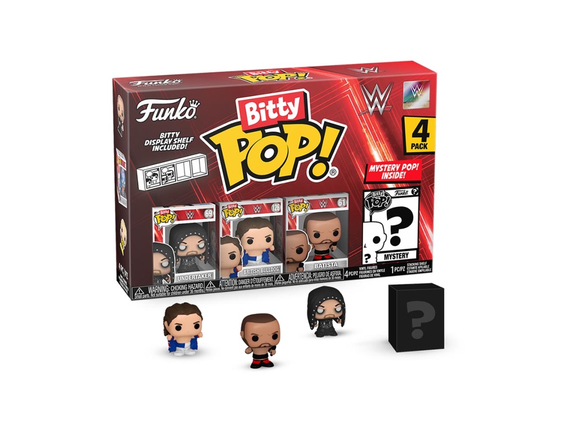 Figura Funko WWE The Undertaker Bitty Pop! Pack 4
