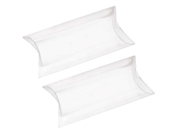 50 Cajas Transparentes De Regalo Para Almohadas Cajas De Dulces Para Bodas Y Fiestas