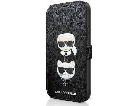 Carcasa iPhone 12 Mini KARL LAGERFELD Negro