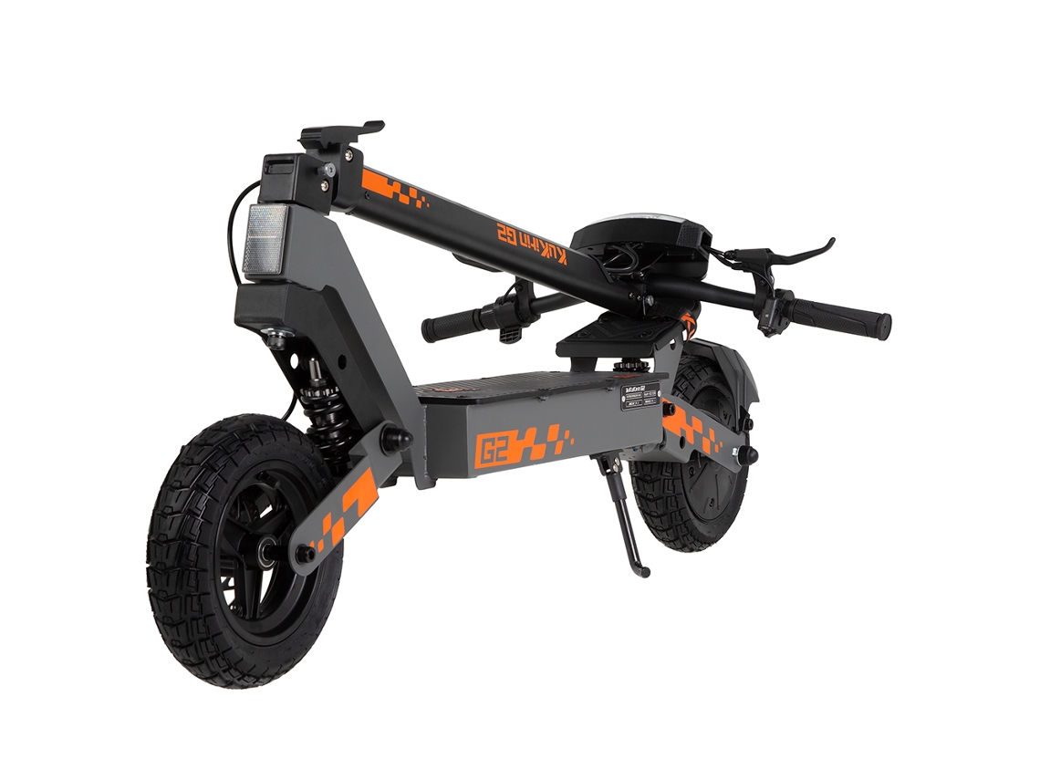 Patinete eléctrico plegable Kukirin G2 de 800 W, 48 V y 15,6 Ah con motor mejorado y velocidad máxima de 45 km/h.